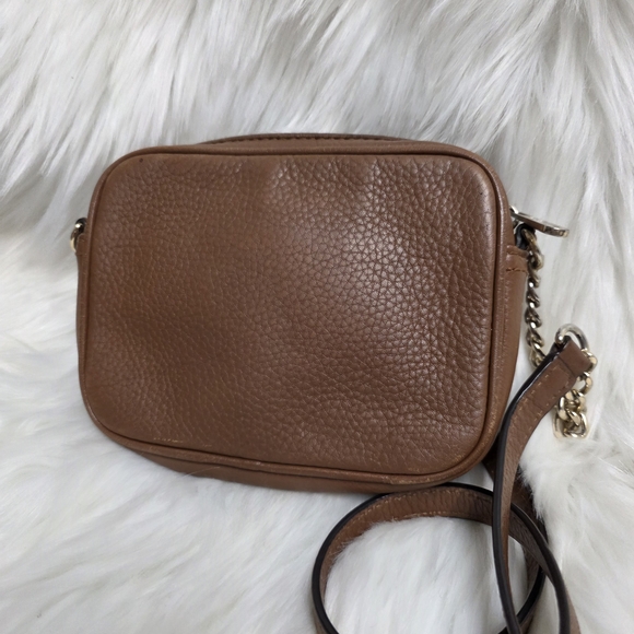 Michael Kors Tan Leather Crossbody Bag - Picture 4 of 6